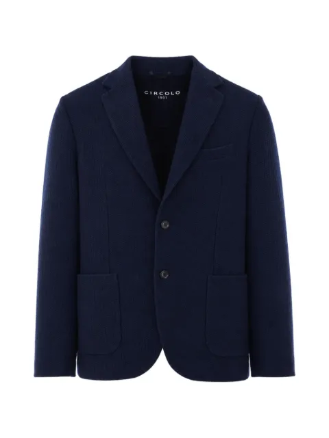 Circolo 1901 textured single-breasted jacket