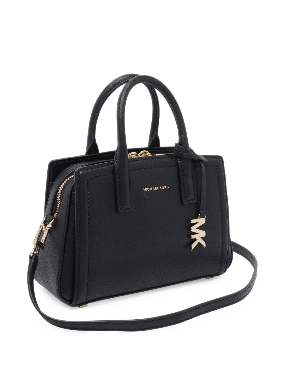 Michael Kors Laila logo-plaque shoulder bag Zwart