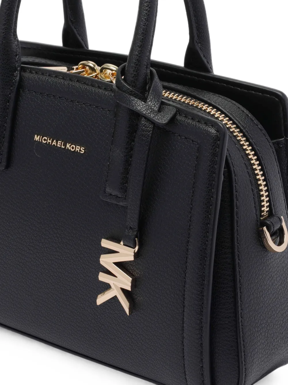 Michael Kors Laila logo-plaque shoulder bag Zwart