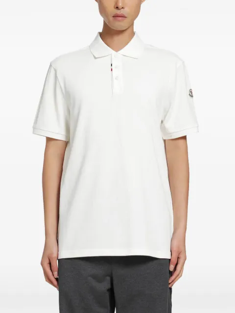Moncler logo-patch polo shirt