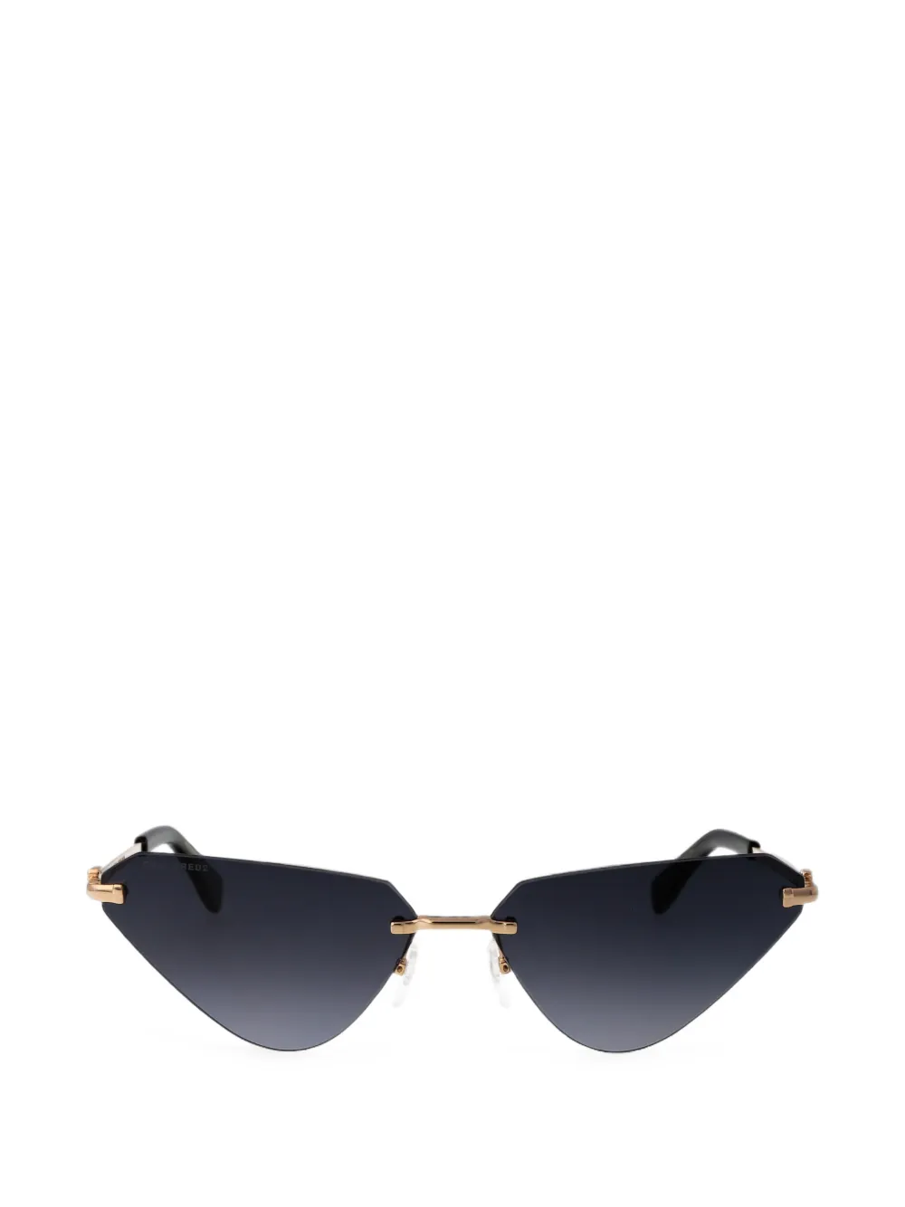 DSQUARED2 geometric-frame sunglasses - Oro