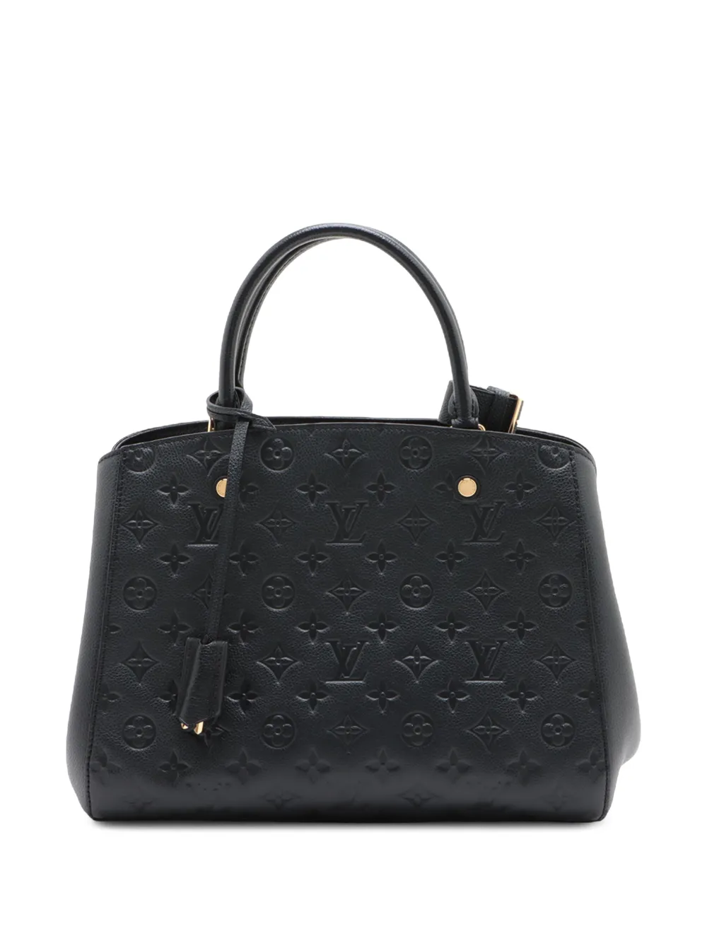 Louis Vuitton Pre-Owned 2015 Monogram Empreinte Montaigne MM satchel - Schwarz