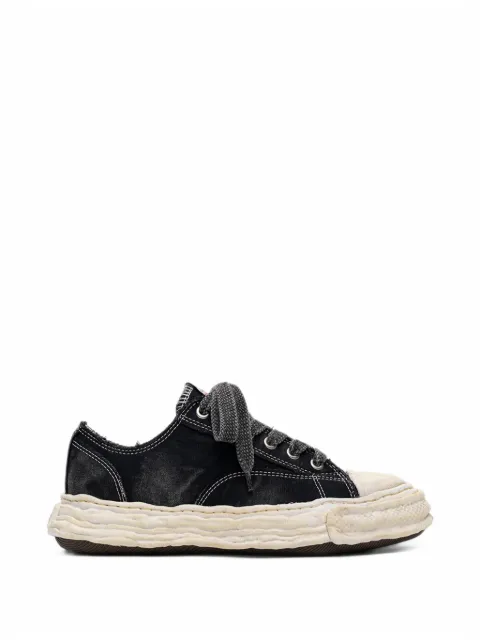 Maison MIHARA YASUHIRO "Peterson23" OG sole bleached canvas low-top sneakers