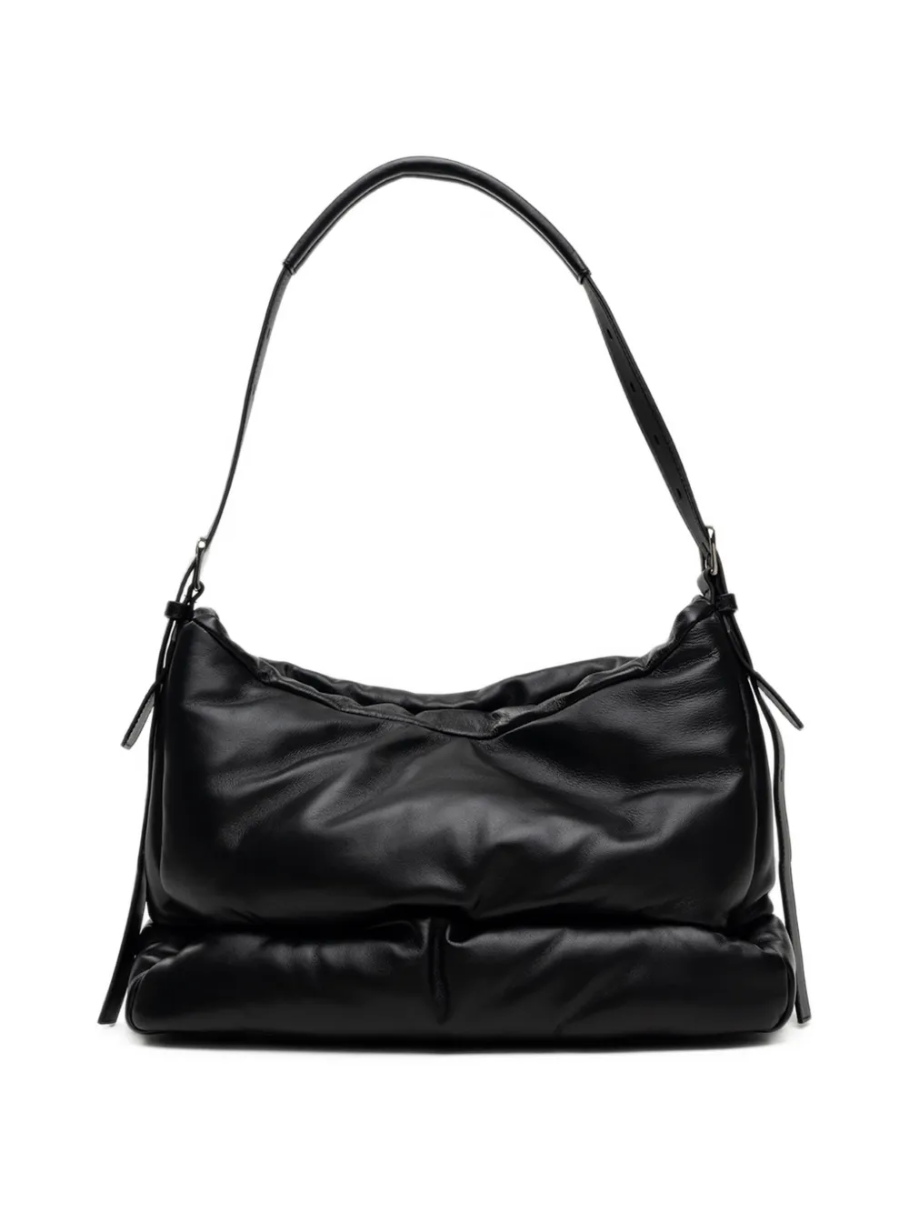 Maison MIHARA YASUHIRO "Pucker" gewatteerde tas Zwart
