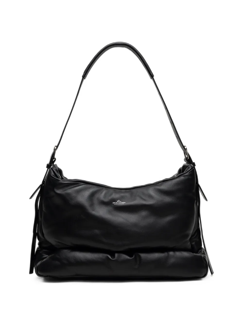 Maison MIHARA YASUHIRO "Pucker" gewatteerde tas Zwart