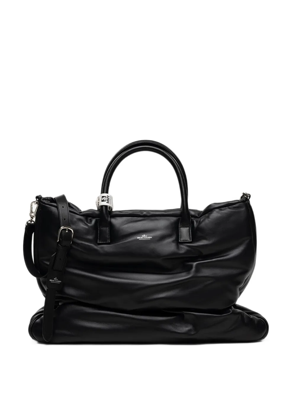 Miharayasuhiro "pucker" Puffer Tote Bag In Black