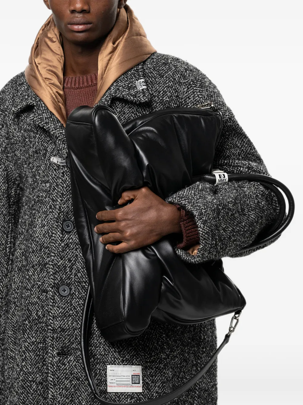 Maison MIHARA YASUHIRO "Pucker" shopper Zwart