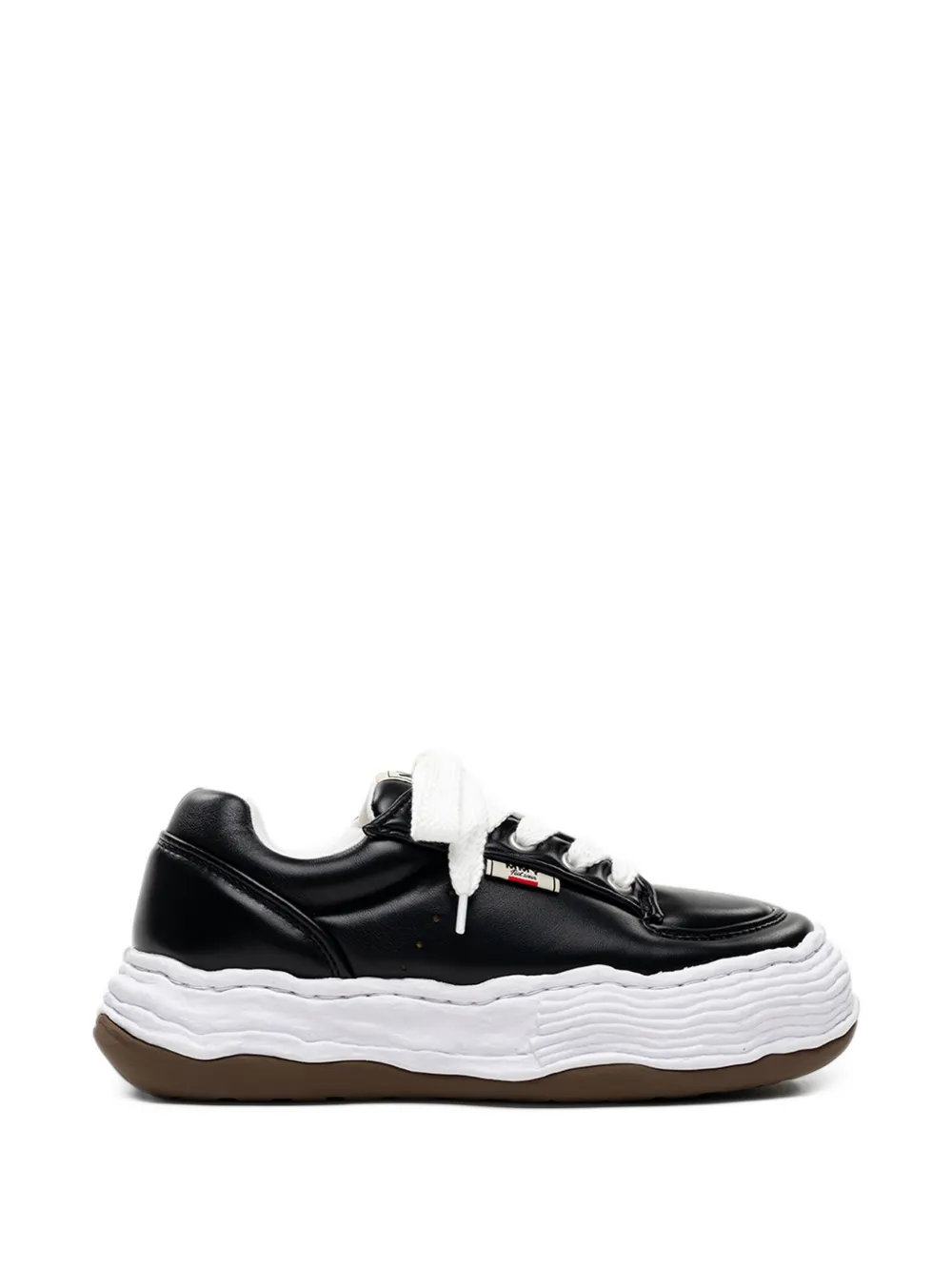Maison MIHARA YASUHIRO Oliver og sole padded pu low-top sneakers - Nero