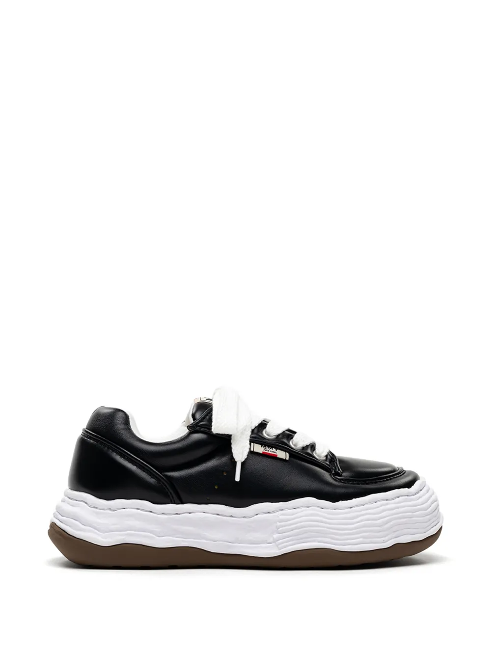 Maison MIHARA YASUHIRO Oliver og sole padded pu low-top sneakers - Nero