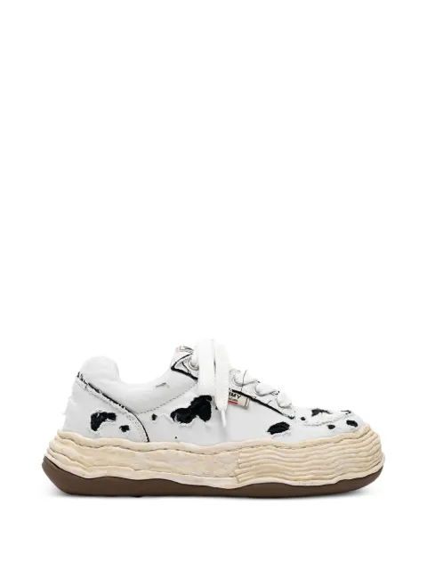 Maison MIHARA YASUHIRO Oliver OG sole ripped overdye canvas low-top sneakers