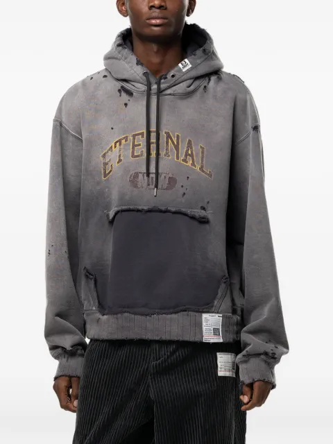 Maison MIHARA YASUHIRO sun-faded like hoodie