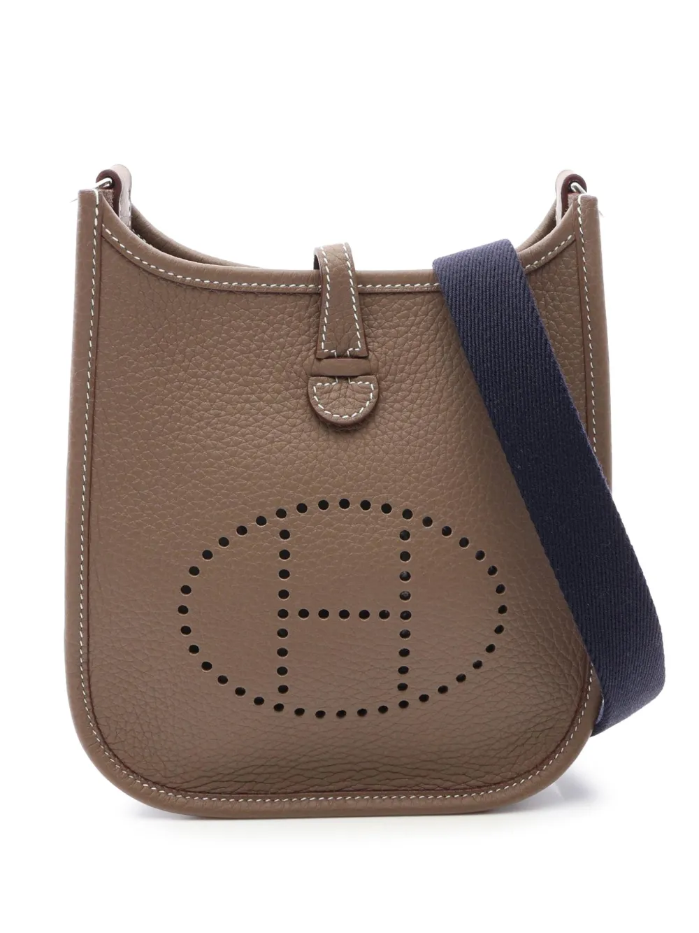 Hermès Pre-Owned Borsa a tracolla Evelyne Amazone 16 in pelle Clemence 2025 - Marrone