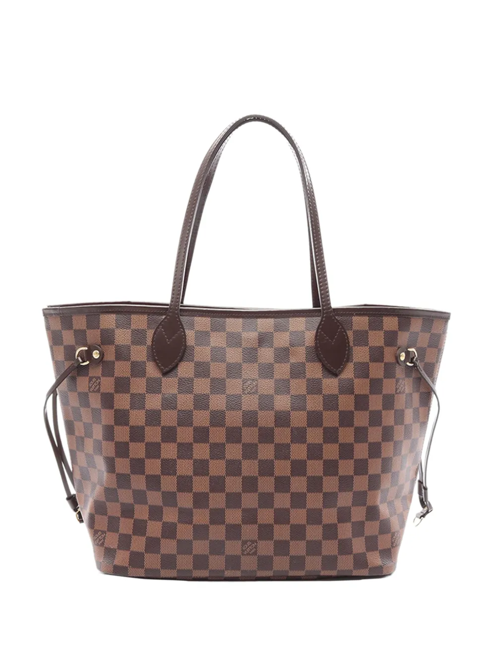 Louis Vuitton Pre-Owned 2015 Damier Ebene Neverfull MM Tote Bag - Braun