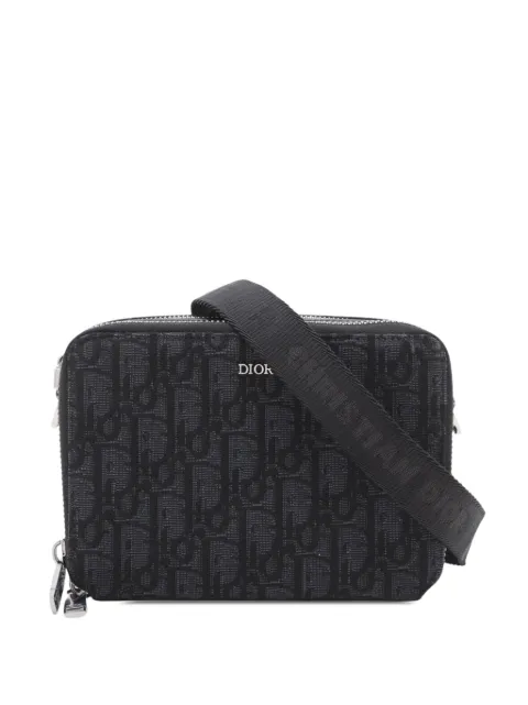 Christian Dior Pre-Owned 2015-2026 Oblique Pouch with Strap crossbody bag