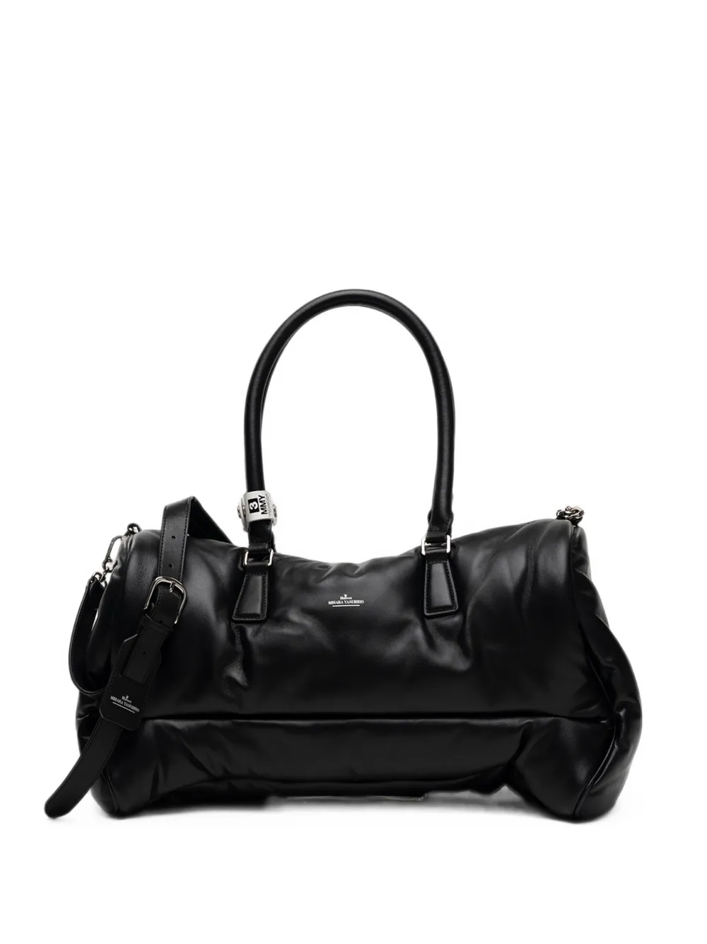 Miharayasuhiro "pucker" Puffer Duffle Bag In Black
