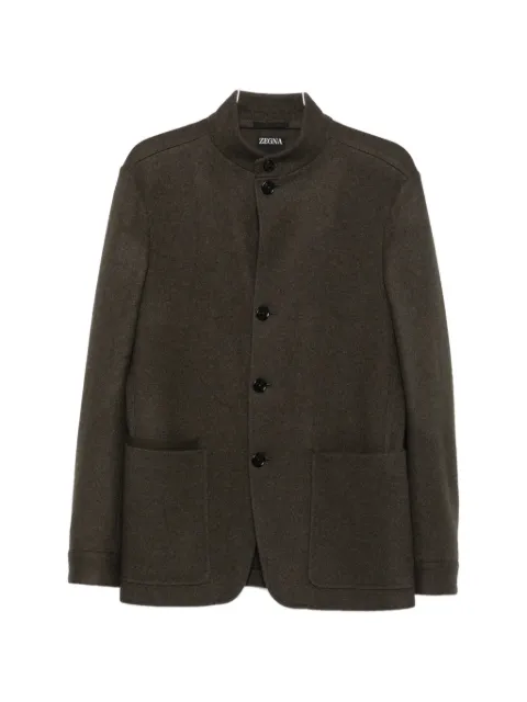 Zegna Il Conte high-neck button-up jacket