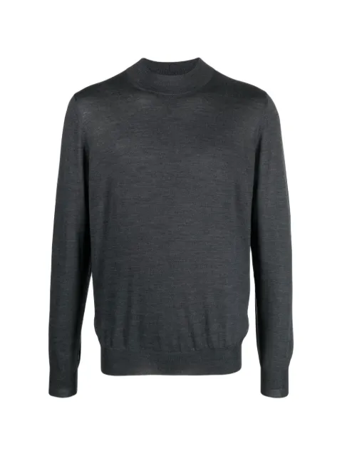 Barba fine-knit mock-neck sweater