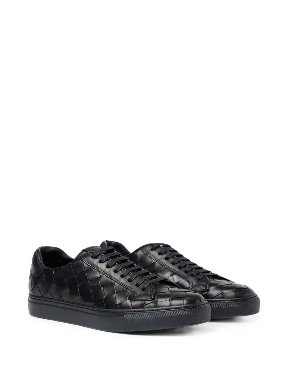 Scarosso Ugo hand-woven sneakers Zwart