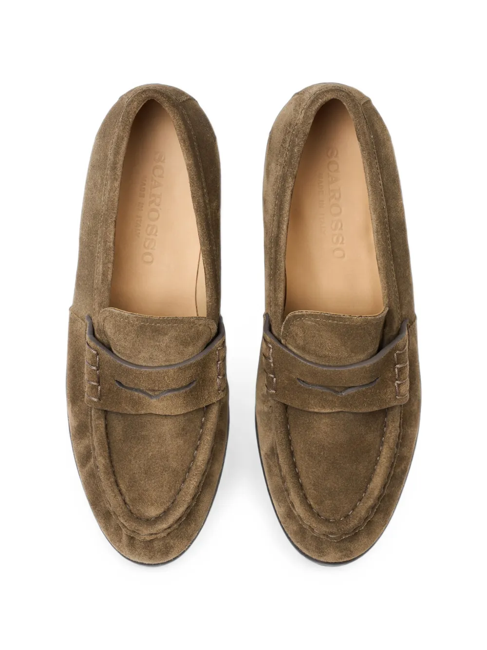 Scarosso Mar suede penny loafers Bruin