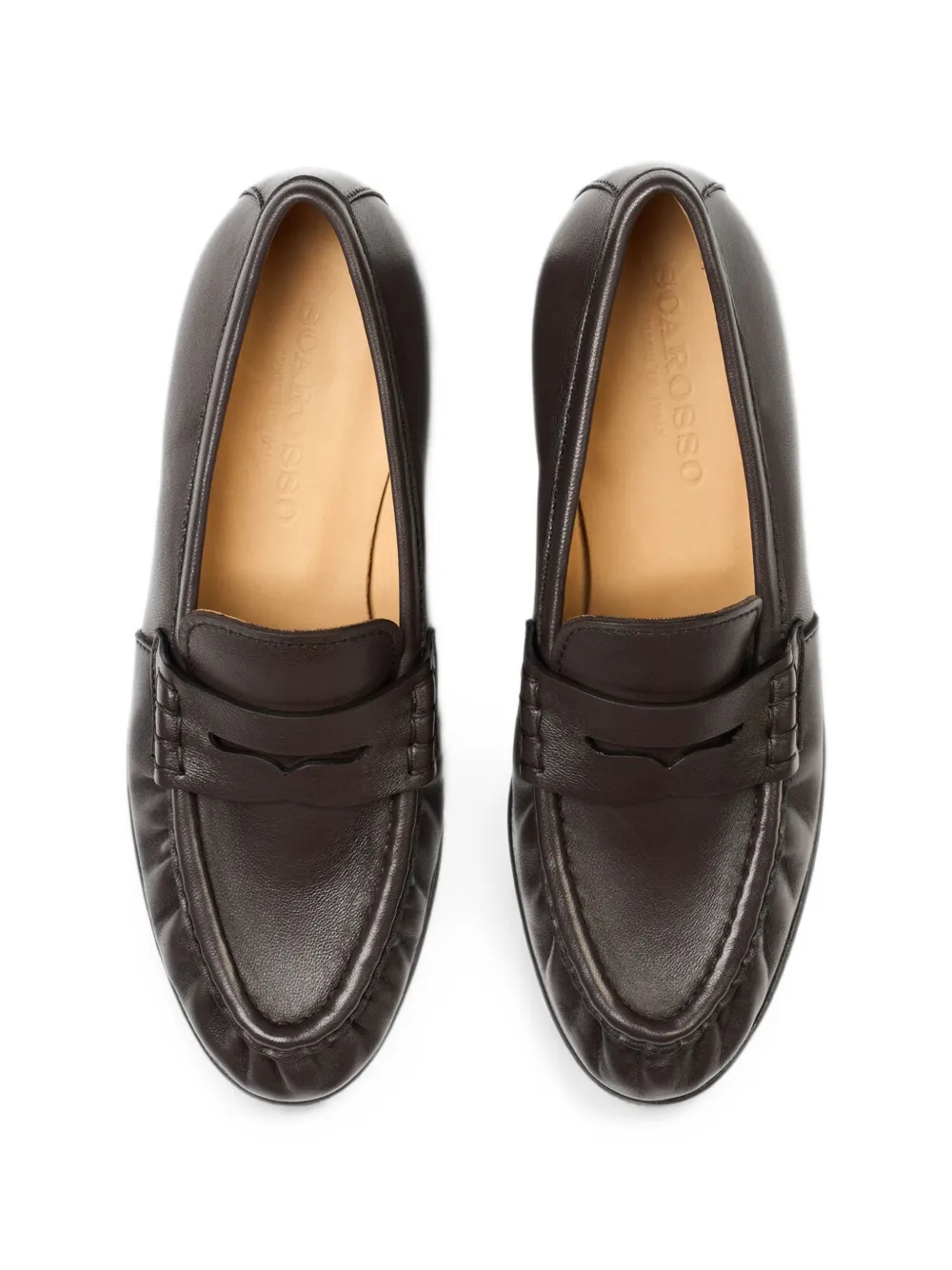 Scarosso Mar gathered loafers Bruin