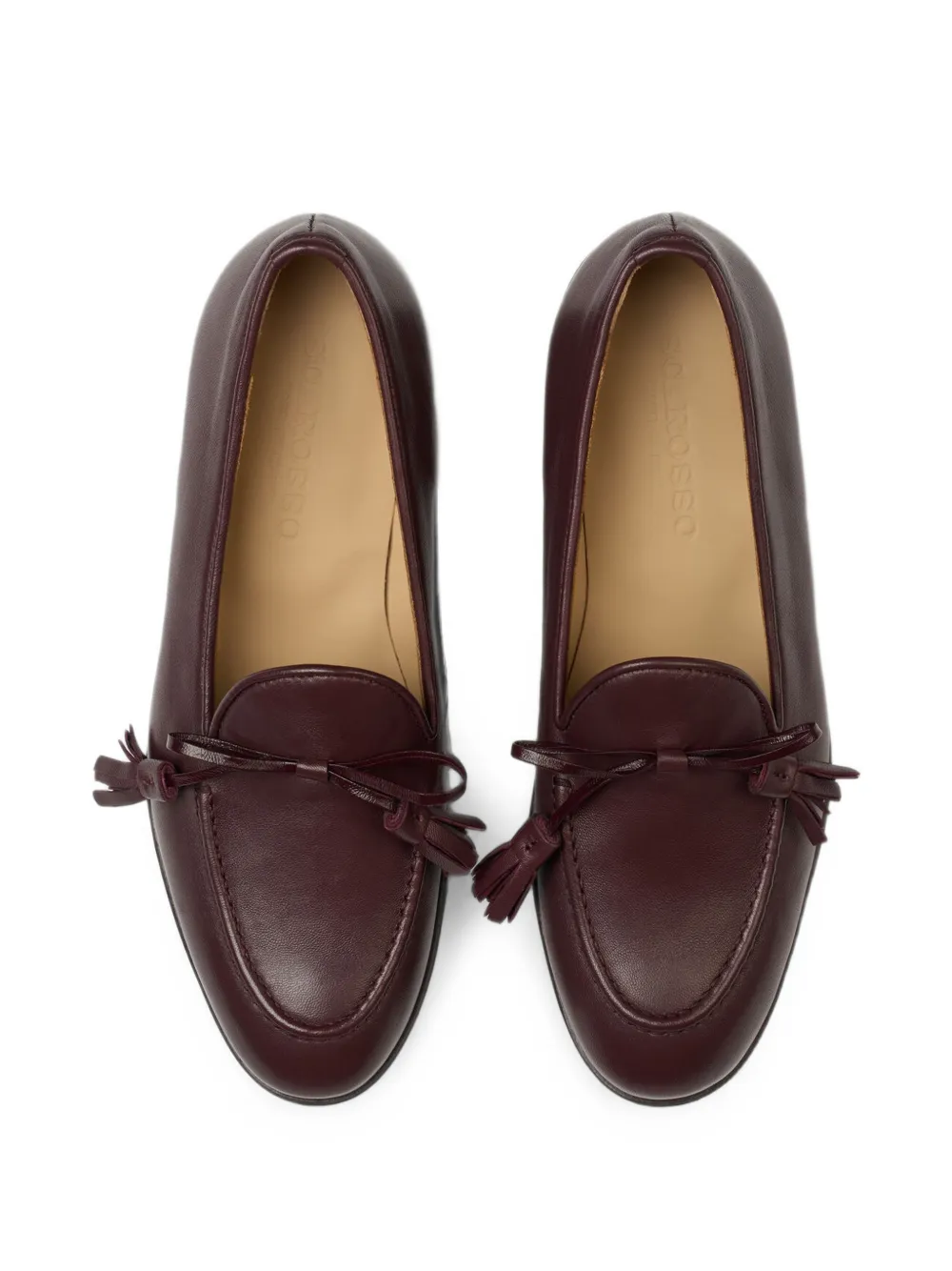 Scarosso Madison tassel loafers Rood
