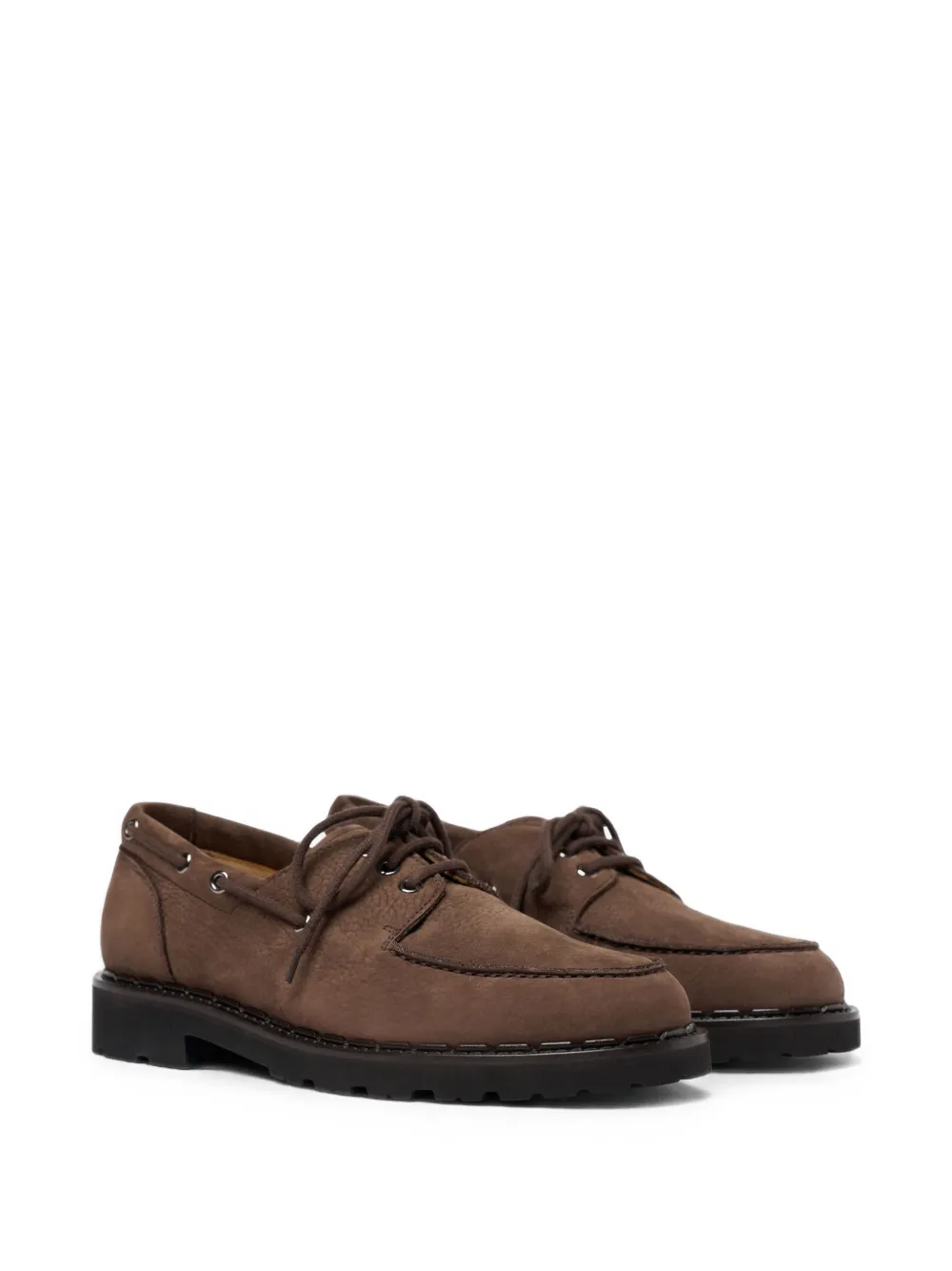 Scarosso Arthur lug-sole boat shoes Bruin