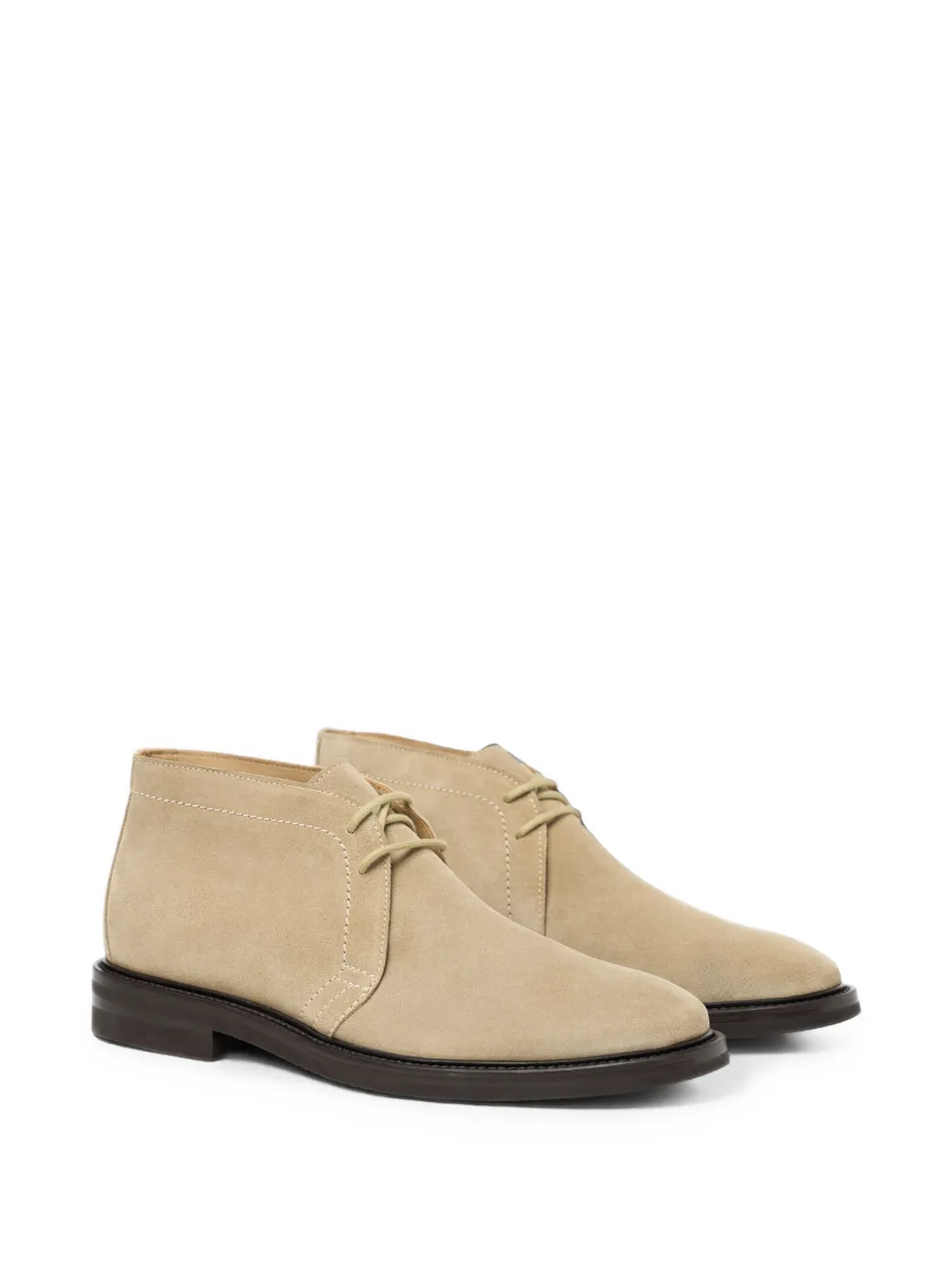 Scarosso Roger suede chukka boots Beige