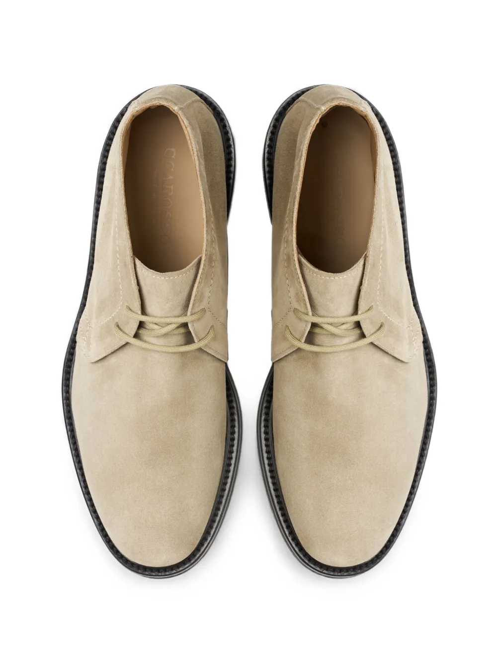 Scarosso Roger suede chukka boots Beige