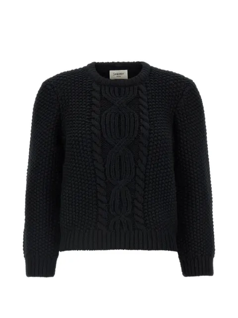 Saint Laurent crew-neck wool sweater