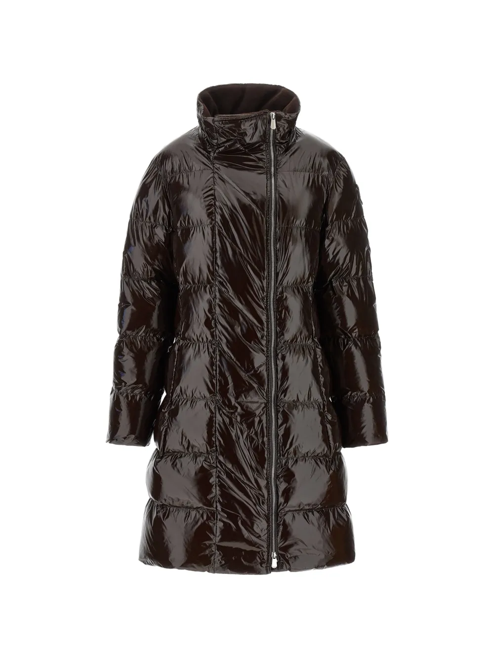 PINKO Love Birds buckle down coat Bruin
