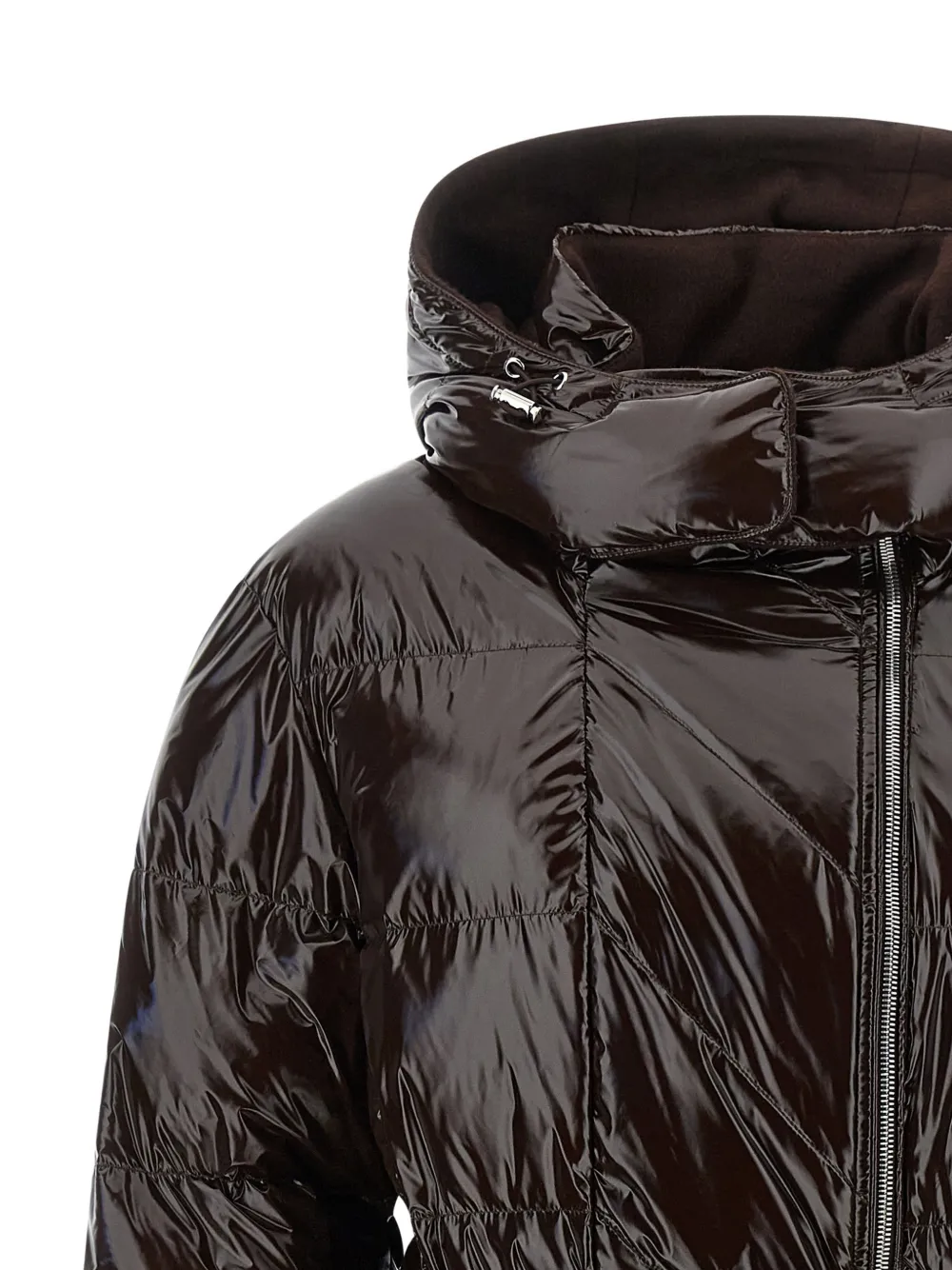 PINKO Love Birds buckle down coat Bruin