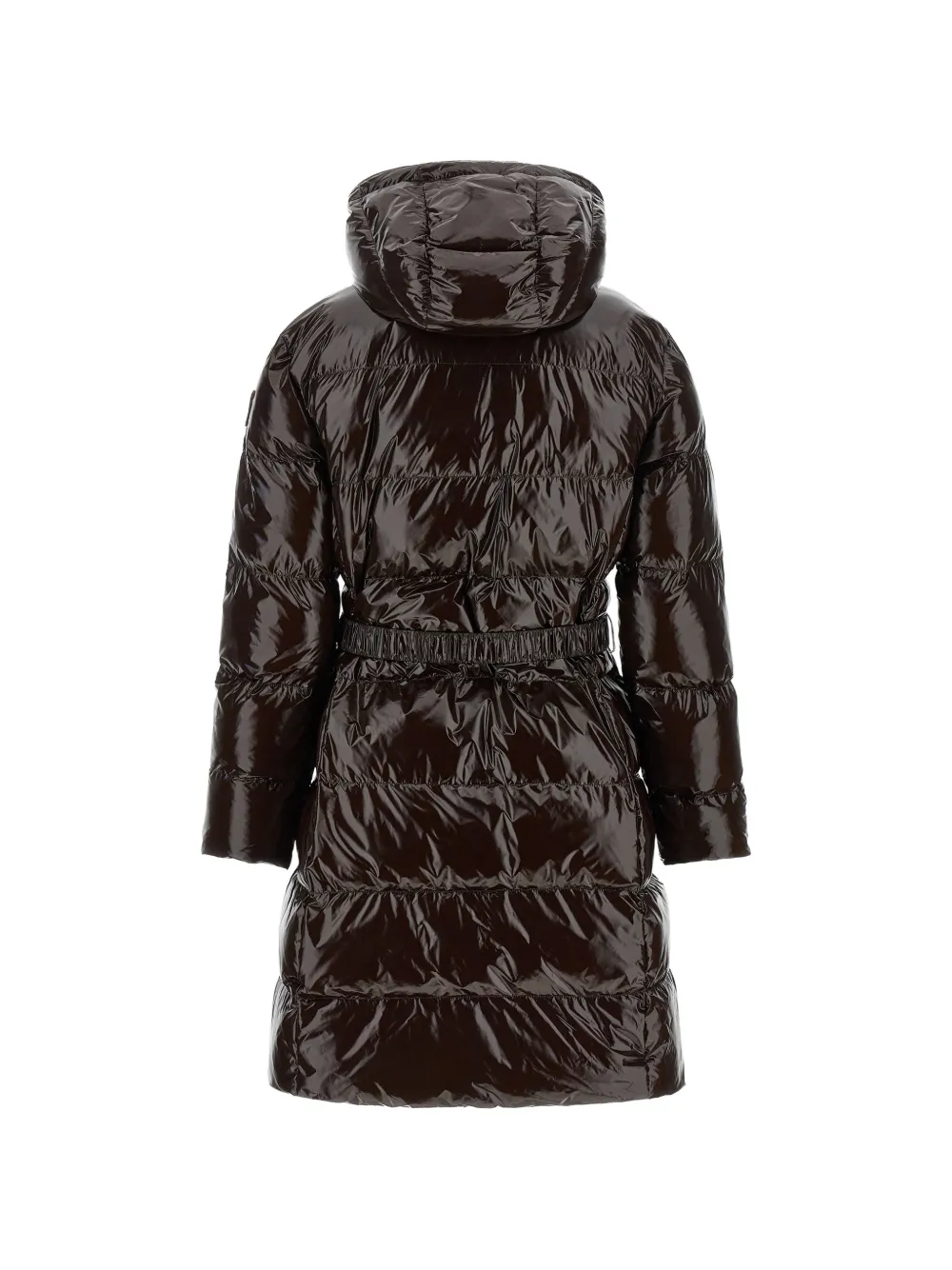 PINKO Love Birds buckle down coat Bruin