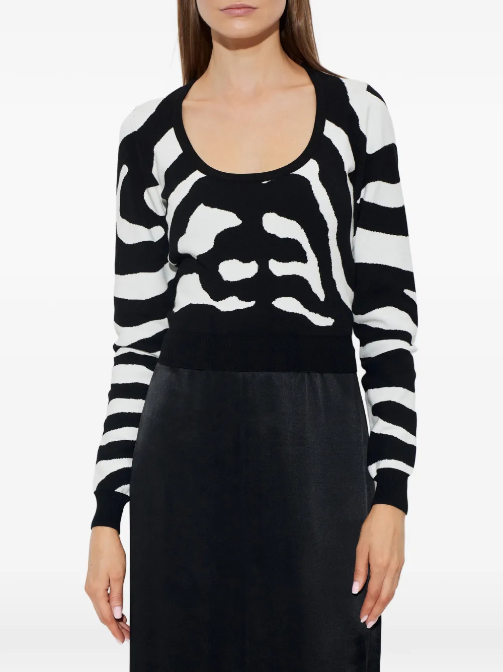 Moschino Trui met inleg Zwart