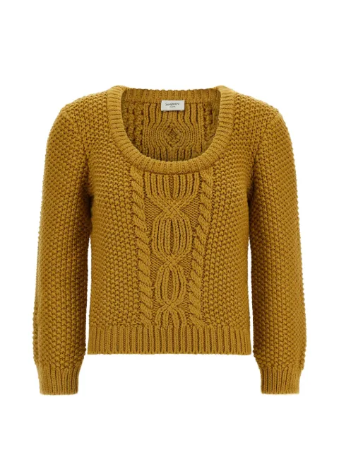 Saint Laurent wool cable-knit sweater