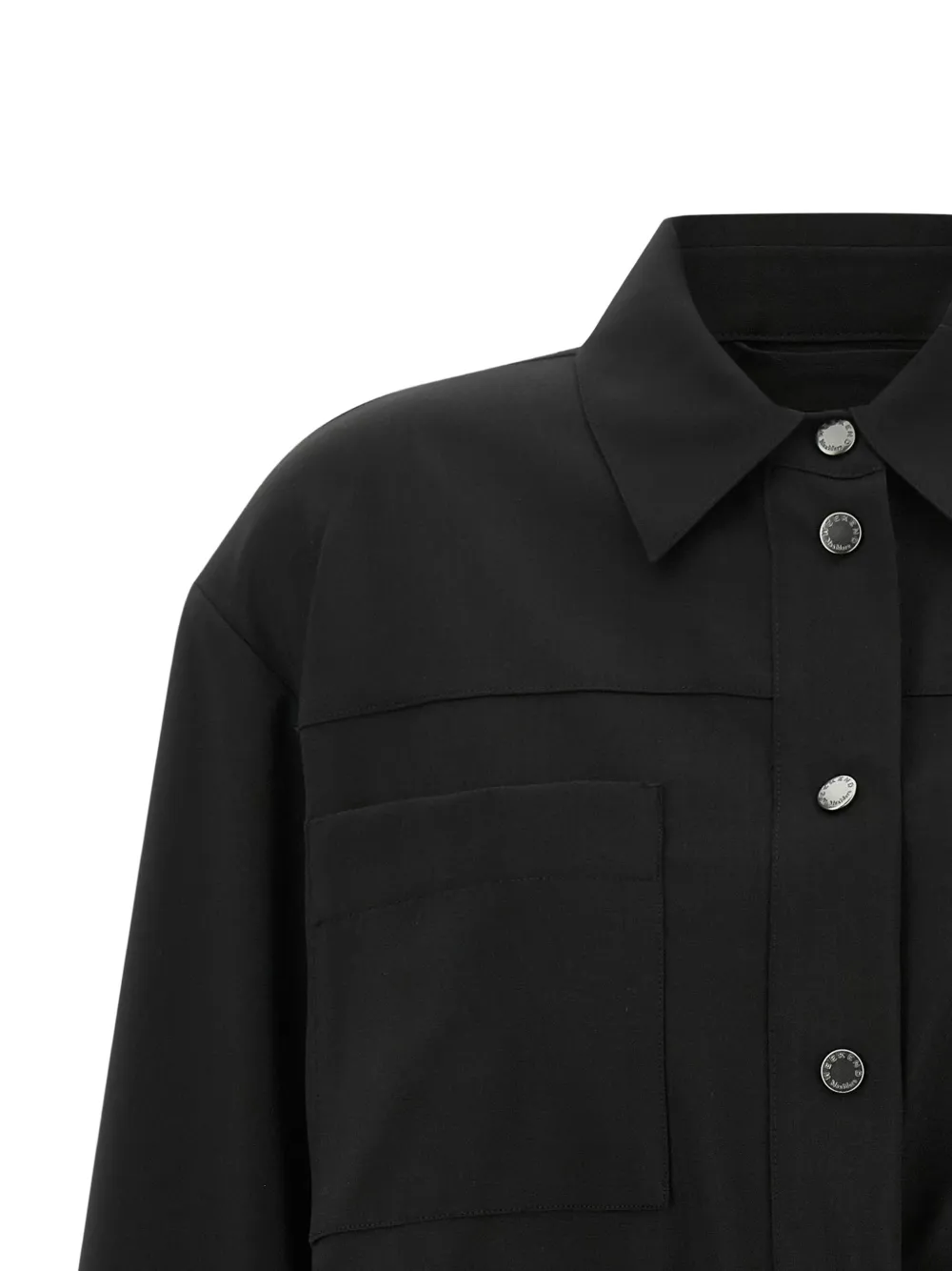 Weekend Max Mara Elastisch cropped jack Zwart