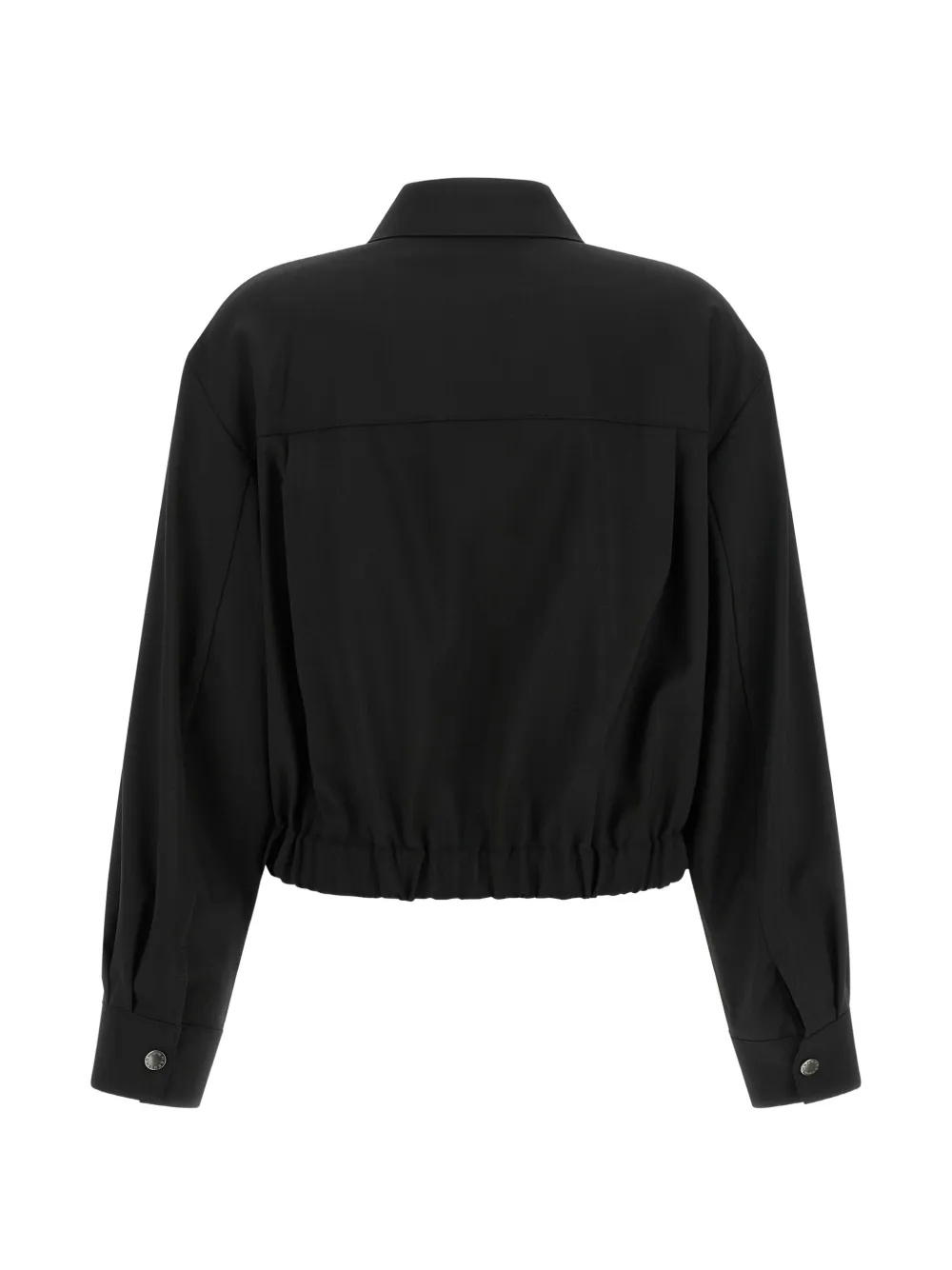 Weekend Max Mara Elastisch cropped jack Zwart