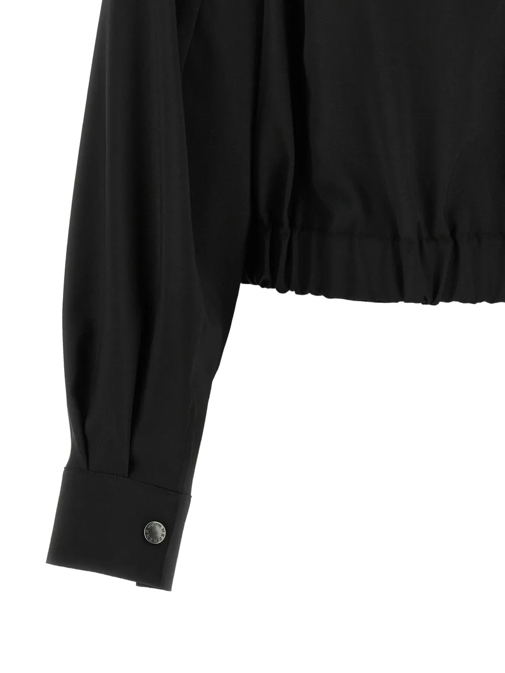 Weekend Max Mara Elastisch cropped jack Zwart