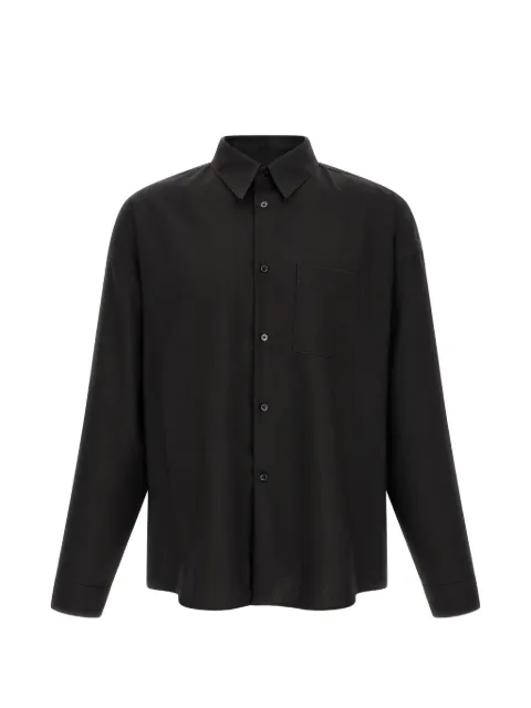 Marni patch-pocket wool shirt