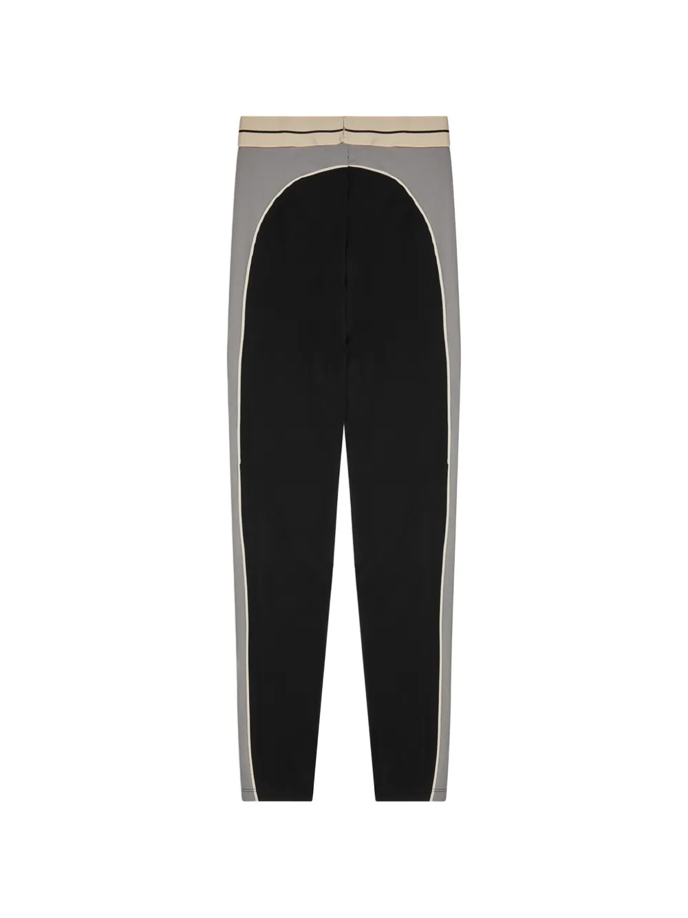 Palm Angels logo-waistband side-stripe leggings Zwart