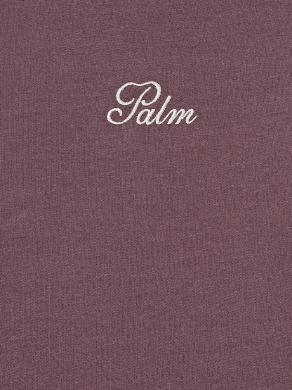 Palm Angels T-shirt met geborduurd logo Paars