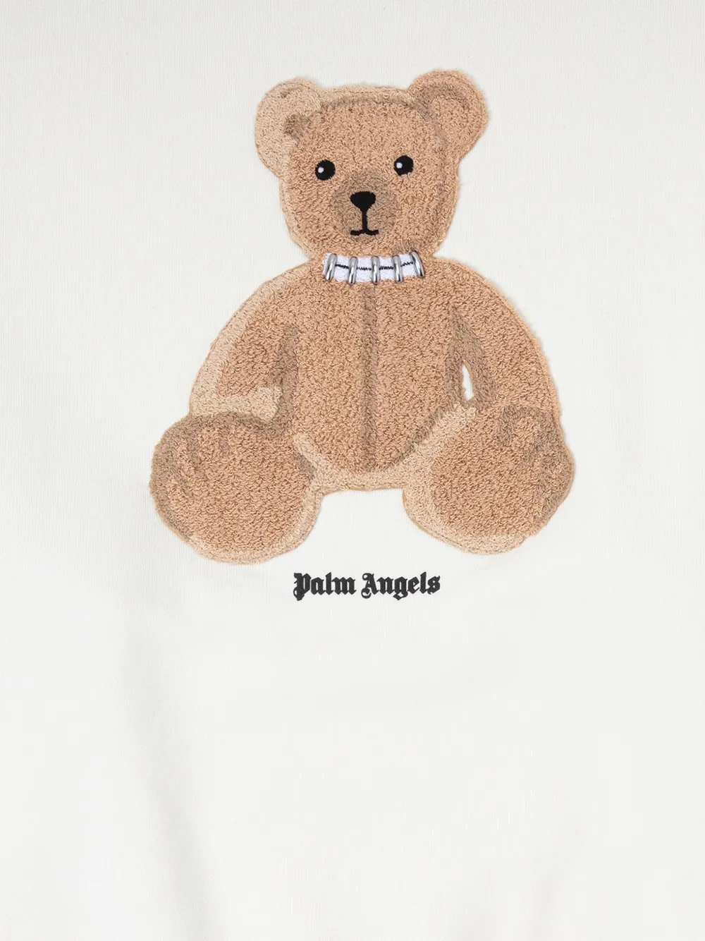 Palm Angels Trui met Bear-patch Beige