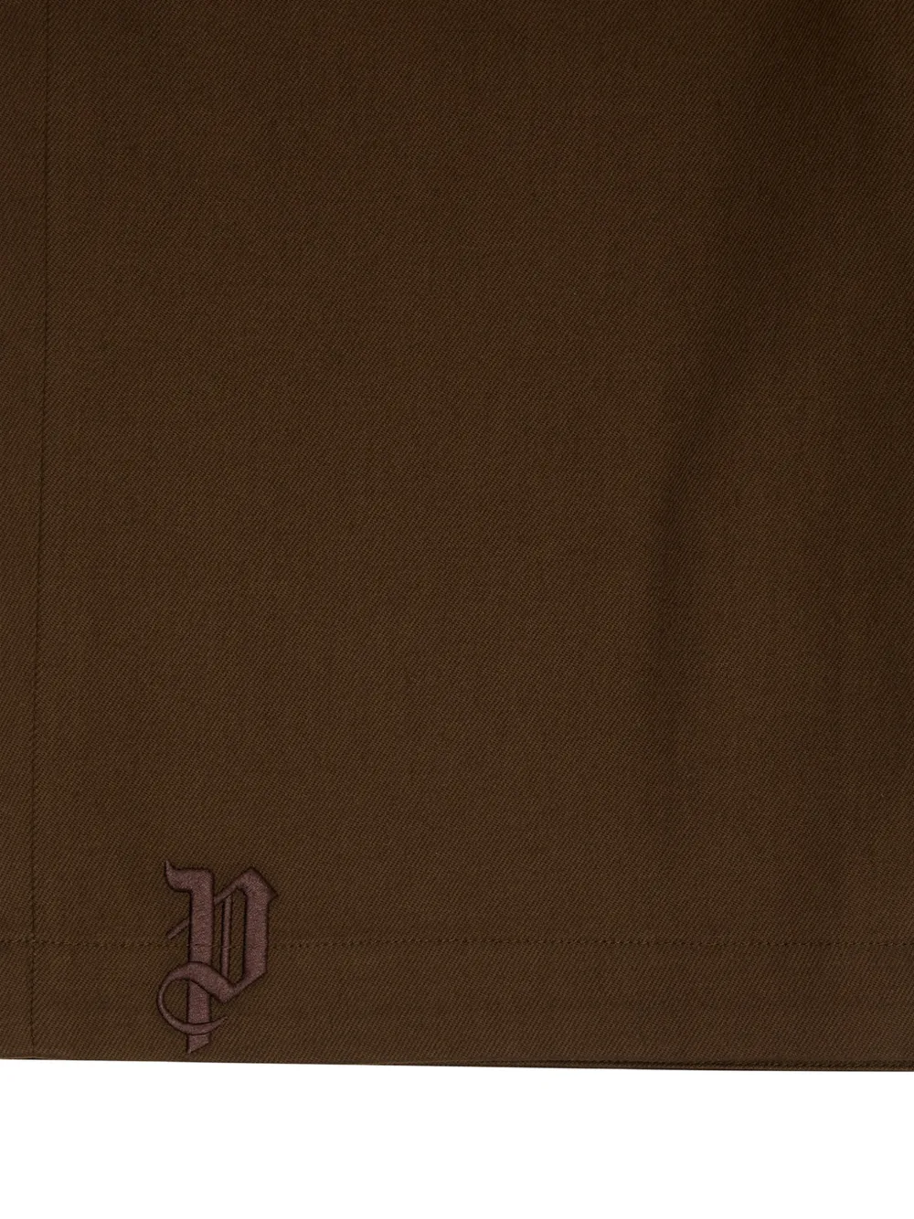 Palm Angels Palm Type logo-embroidered shorts Bruin
