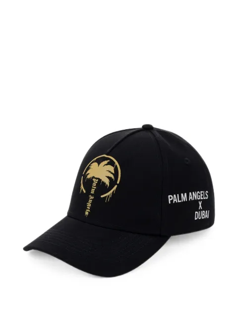 Palm Angels logo-print baseball cap