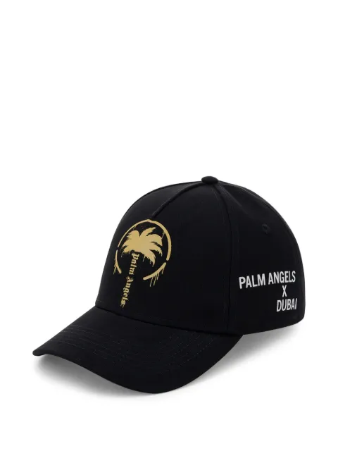 Palm Angels logo-print baseball cap