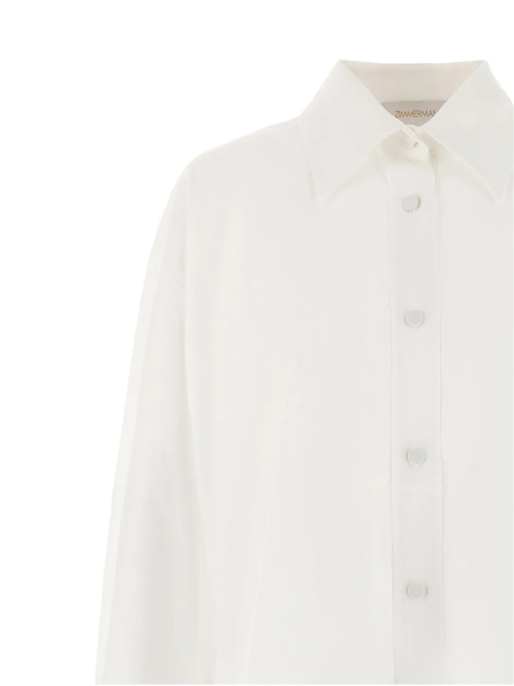 ZIMMERMANN Vaillant midi-jurk met kant Wit
