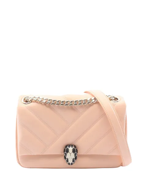 Bvlgari Pre-Owned 2015-2026 Small Leather Serpenti Cabochon crossbody bag