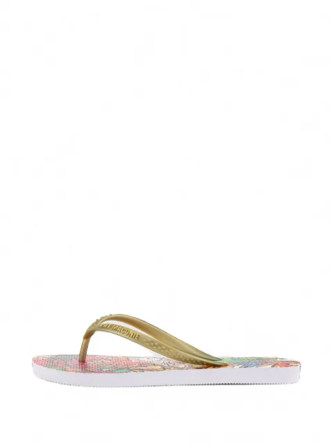 Kat Maconie chanclas Sola con motivo tropical