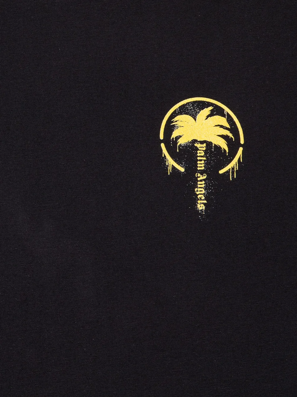 Palm Angels x Dubai katoenen T-shirt met logo-print Zwart