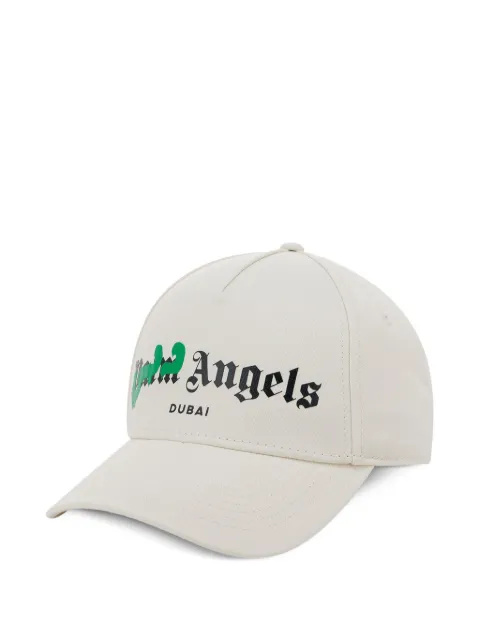 Palm Angels logo-print baseball cap