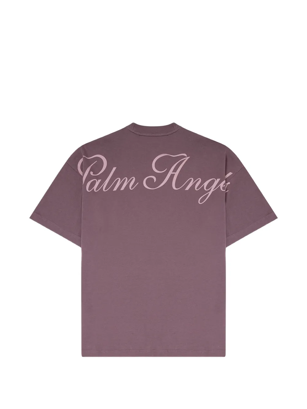 Palm Angels logo-print cotton T-shirt Paars
